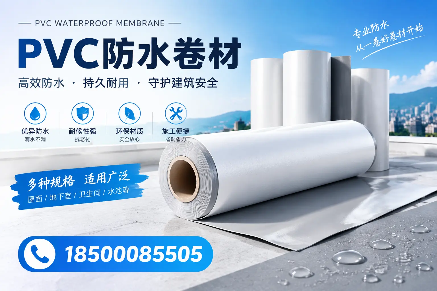 如何选择适合的PVC防水卷材?专家为您解答益阳的需求
